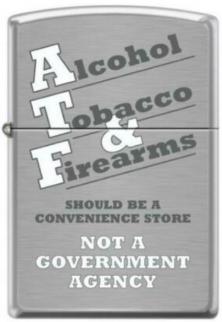  Zippo Alcohol, Tobacco and Firearms 4371 lighter