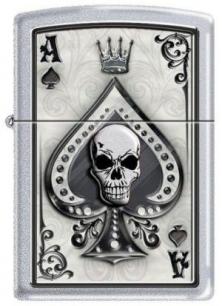 Zippo Ace Skull Card 4858 lighter