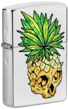  Zippo Leaf Cannabis Skull 49241 lighter