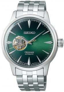 Seiko SSA441J1 Presage Automatic Open Heart Cocktail Time Grasshopper watch