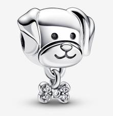  Pandora Pet Dog & Bone 792254C01 beads