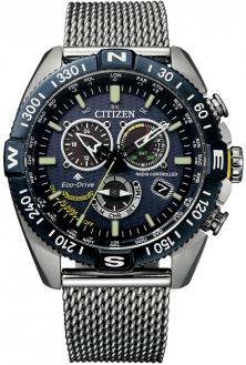  Citizen CB5848-57L Eco-Drive Promaster Navihawk Blue Angels Radio controlled watch