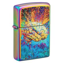  Zippo Psychedelic Brain Design 49787 lighter