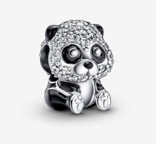  Pandora Sparkling Cute Panda 790771C01 beads
