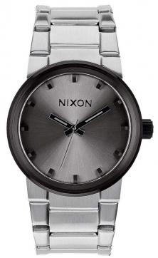  Nixon Cannon Silver Gunmetal A160 1762 watch