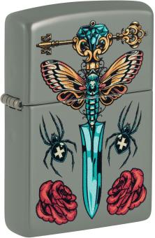  Zippo Gothic Dagger Spider Butterfly 49860 lighter