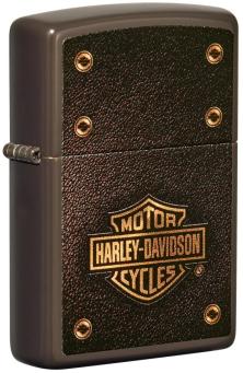  Zippo Harley Davidson Leather Design 49466 lighter