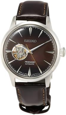  Seiko SSA407J1 Presage Automatic Open Heart Cocktail Time watch