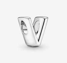  Letter V Alphabet Charm 797476 beads