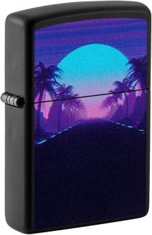  Zippo Sunset Black Light Design 49809 lighter