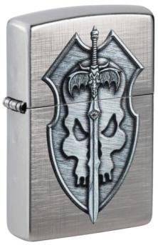  Zippo Medieval Mythological Sword Shield 48372 lighter