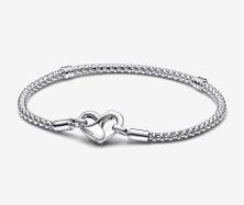  Pandora Moments Heart Studded 592453C00-18 bracelet