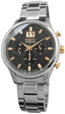  Seiko SPC151P1 Grande Date Quartz Chronograph watch