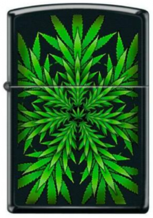  Zippo Cannabis Weed Pattern 4338 lighter