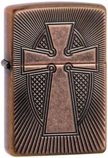  Zippo Deep Carve Cross 49158 lighter