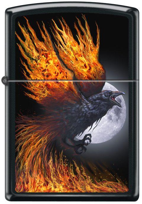 Zippo Flaming Raven 4835 lighter