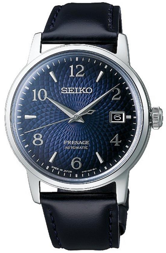  Seiko SRPE43J1 Presage Automatic Cocktail Time Old Clock watch