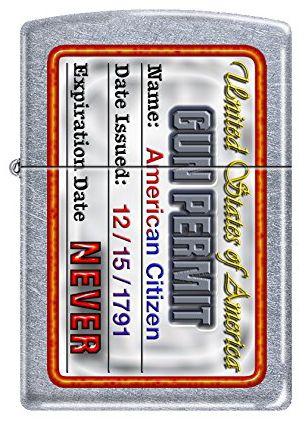 Zippo Gun Permit 4821 lighter