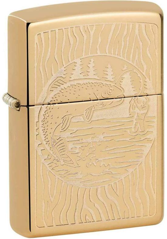  Zippo Fisherman Design 49610 lighter