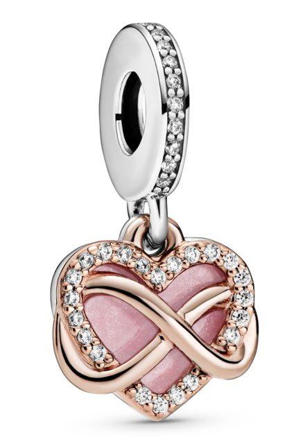 Pandora Sparkling Infinity Heart 788878C01 pendant