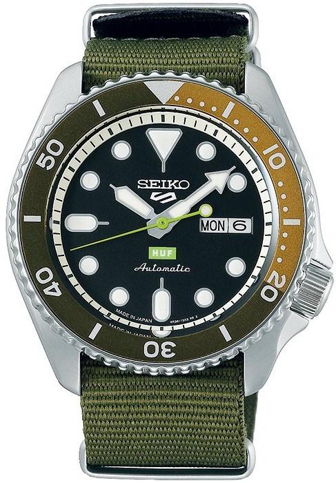  Seiko SRPJ19 5 Sports HUF Skateboarding Limited Edition 1 000 pcs watch