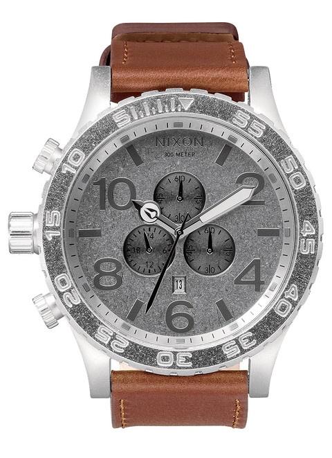  Nixon 51-30 Chrono Leather Saddle A124 747 watch