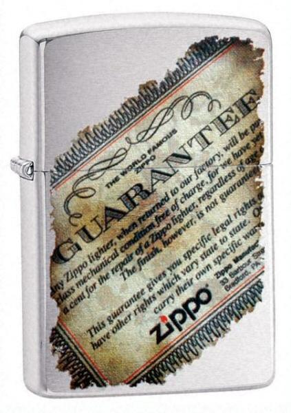 Zippo Lifetime Guarantee 21473 lighter
