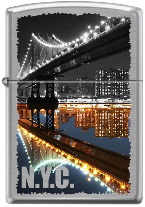  Zippo New York City Manhattan Bridge 7841 lighter