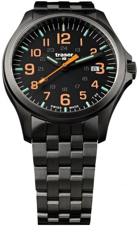  Traser P67 Officer Pro GunMetal Black/Orange 107870 watch