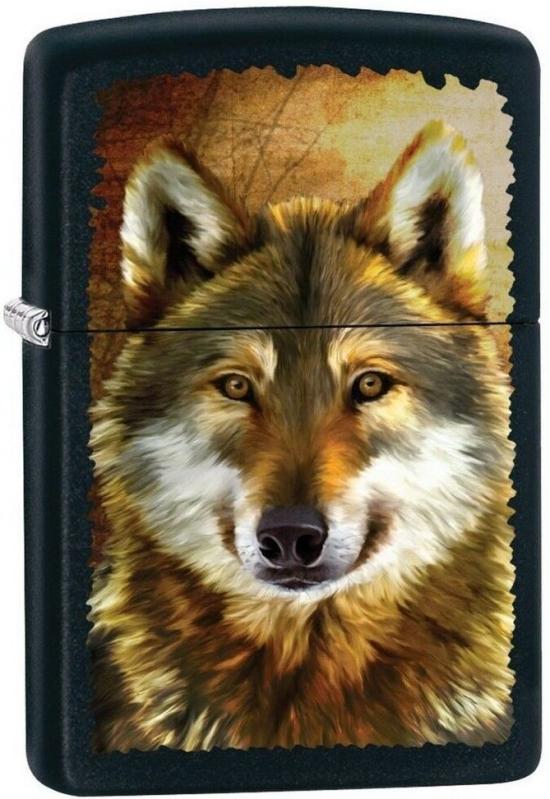  Zippo Painted Wolf 0918 lighter