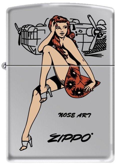 Zippo Nose Art Pin-Up Girl 6883 lighter