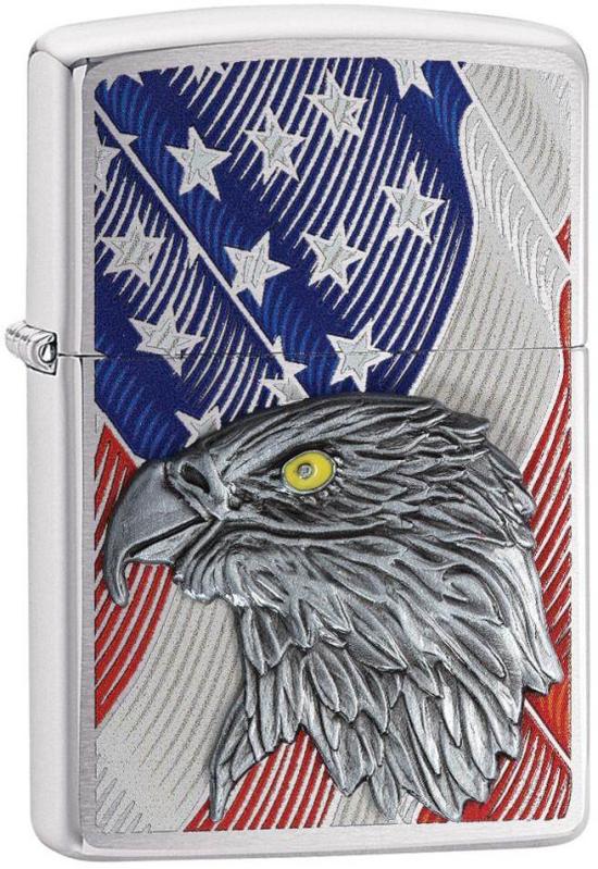 Zippo 29508 USA Flag Eagle lighter