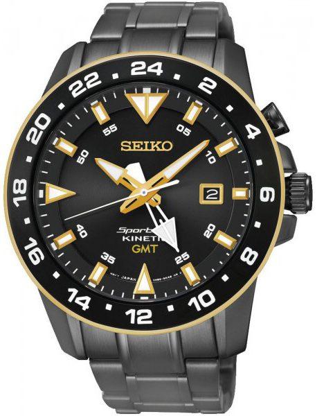 Seiko SUN026P1 Sportura GMT Kinetic watch