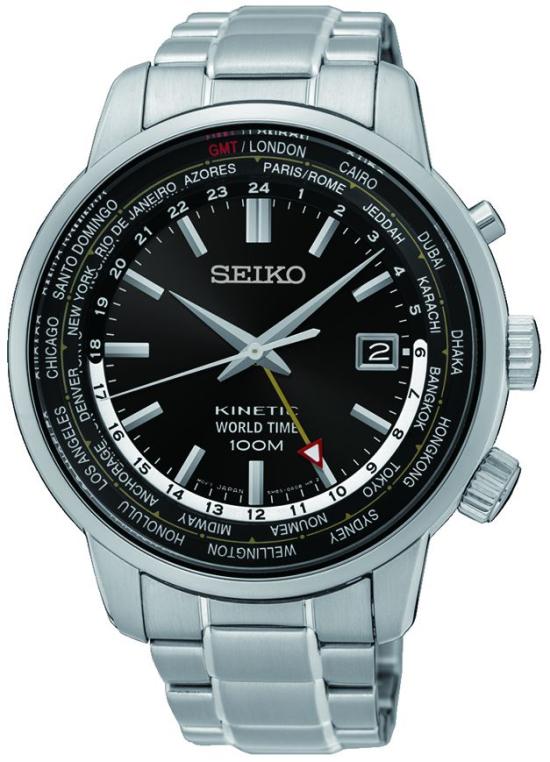 Seiko SUN069P1 Kinetic Worldtime watch