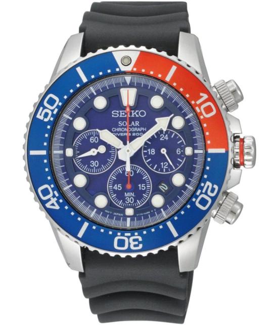 Seiko Solar SSC031P1 Chrono  watch