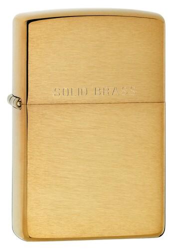 Zippo Solid Brass Brushed 204 lighter