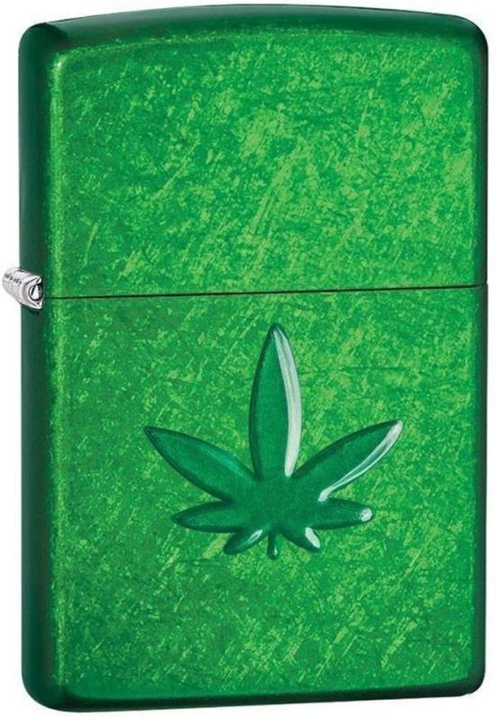  Zippo Cannabis Stamped Leaf 29673 lighter