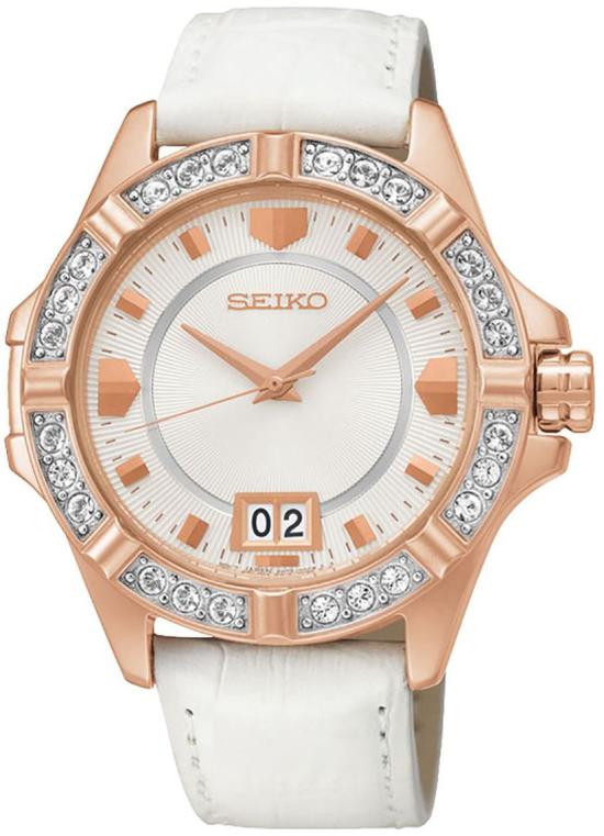 Seiko Lord SUR800P1 Swarovski watch
