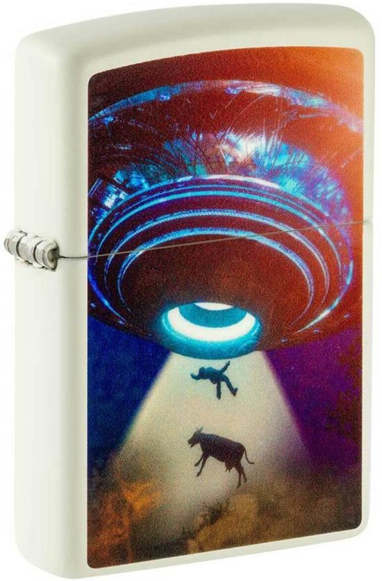  Zippo UFO Design Glow In The Dark 49838 lighter