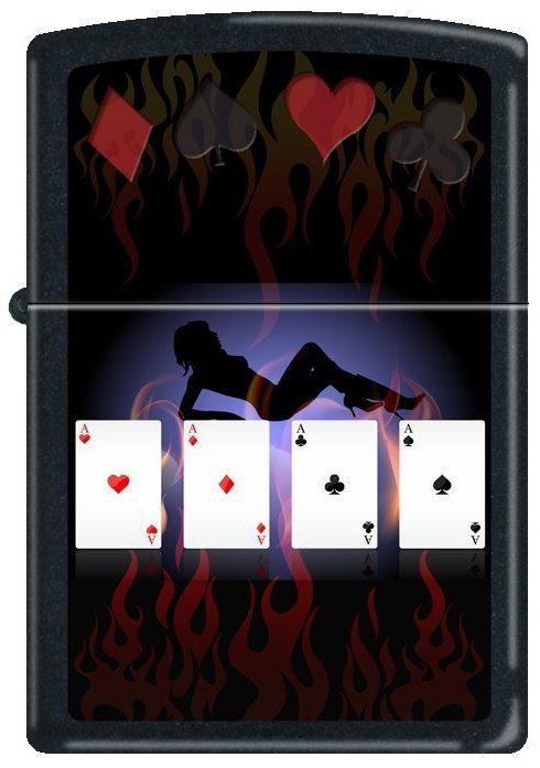 Zippo Poker Lady 9805 lighter