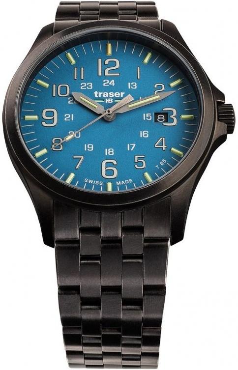  Traser P67 Officer Pro GunMetal SkyBlue 108740 watch