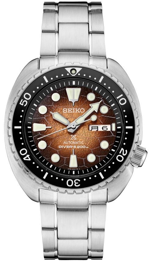 Seiko SRPH55J Prospex Brown King Turtle Shell U.S. Special Edition Oceanic Society watch