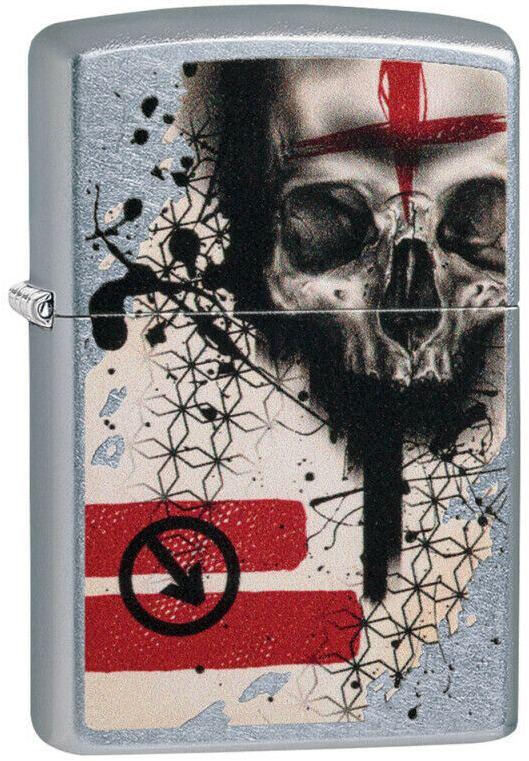  Zippo Trash Polka Tattoo Skull 29856 lighter