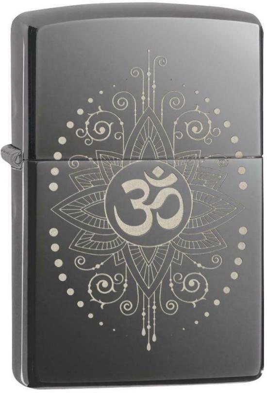  Zippo Lotus With Ohm Design 2079 lighter