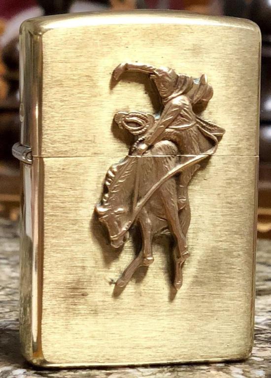  Zippo Marlboro Cowboy Brass 1994 lighter