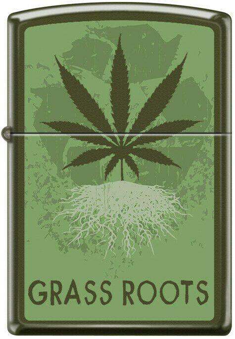  Zippo Cannabis Grass Roots 1561 lighter