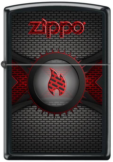 Zippo Red Metallic Flame Zippo 3728 lighter