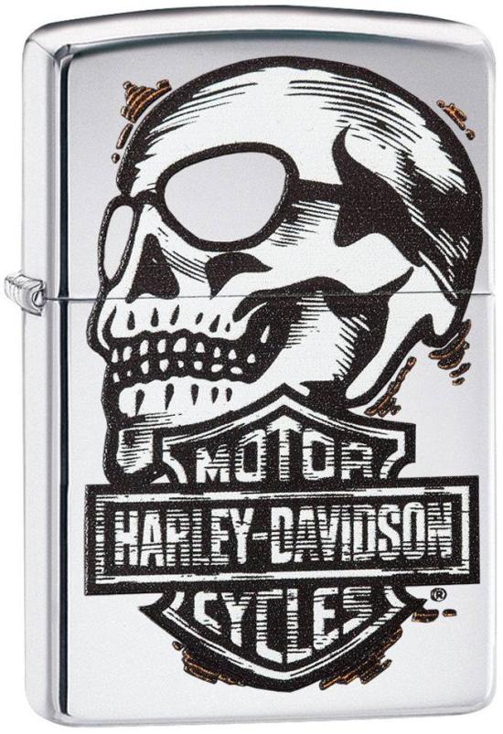 Zippo Harley Davidson Skull 29281 lighter