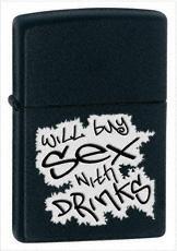 Zippo Will Buy Sex with Drinks 24723 lighter