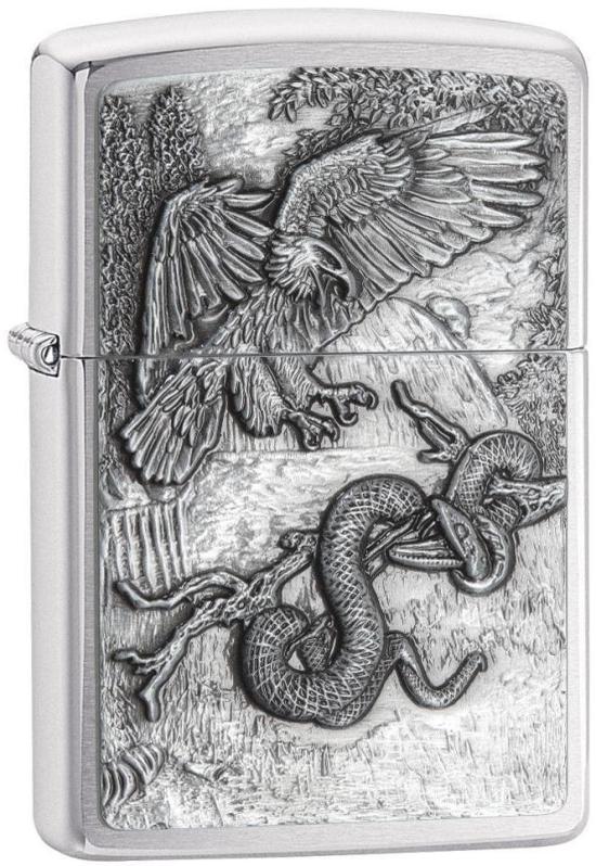  Zippo Eagle vs Snake 29637 lighter